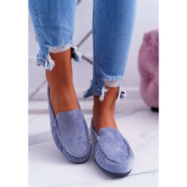 Ženske natikače Sergio Leone Suede Svijetloplava Winted 2