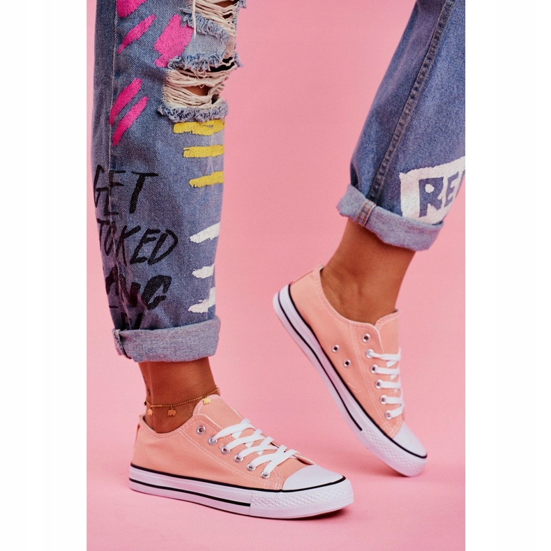 PS1 Ženske klasične Omerta tenisice od lososa ružičasta 1