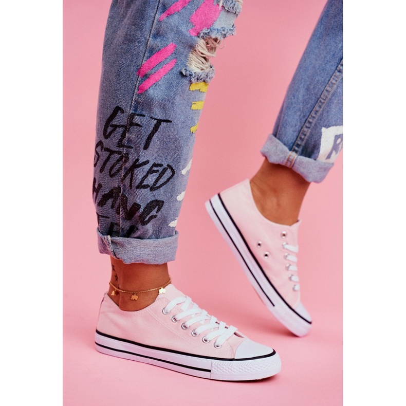 PS1 Ženske klasične ružičaste tenisice Omerta ružičasta 2