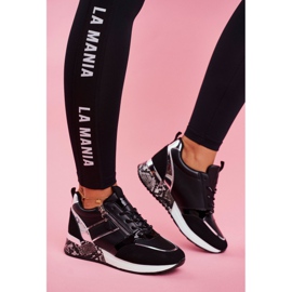 Ženske sportske cipele Crni lik crno 2