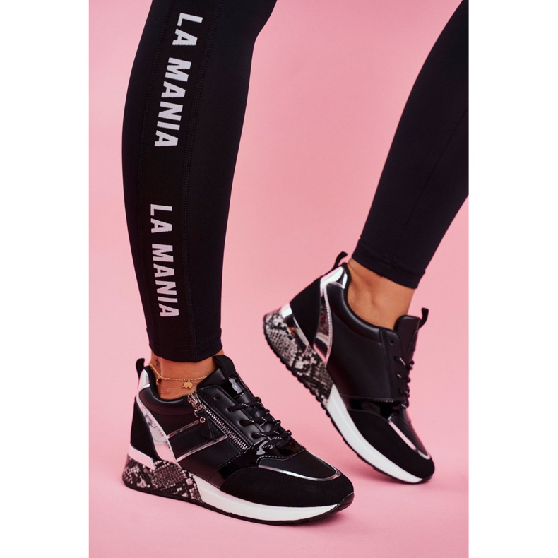 Ženske sportske cipele Crni lik crno 2