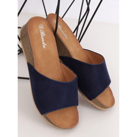 Tamnoplave papuče 10-238 D.BLUE tamnoplava 2