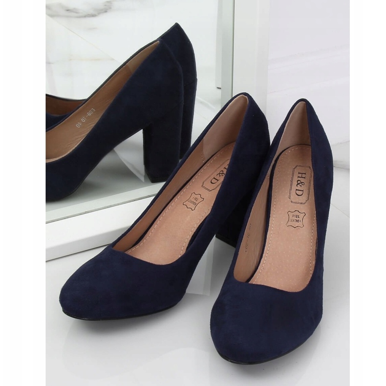 Crpke na postolju tamnoplave E08-10 Plave mornarsko plava 1