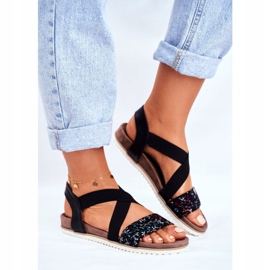 EVE Elegantne ženske sandale Black Morrin crna 1