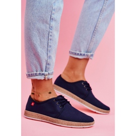 Ženske espadrile Big Star Navy Blue FF276042 tamnoplava 1