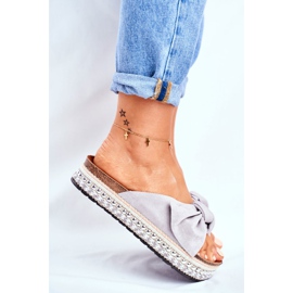 Ženske visoke papuče Grey Mortigo siva 2