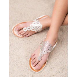 SDS Sandale na platformi s ukrasima žuta boja 2