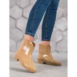 SHELOVET Galoše s ukrasnim lancem smeđa 2