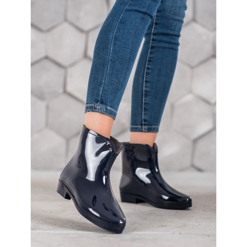 SHELOVET Galoše s ukrasnim lancem plava 1