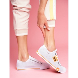 Ženske tenisice Big Star Openwork White FF274035 bijela 1