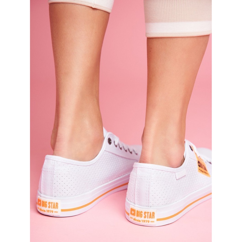 Ženske tenisice Big Star Openwork White FF274035 bijela 2