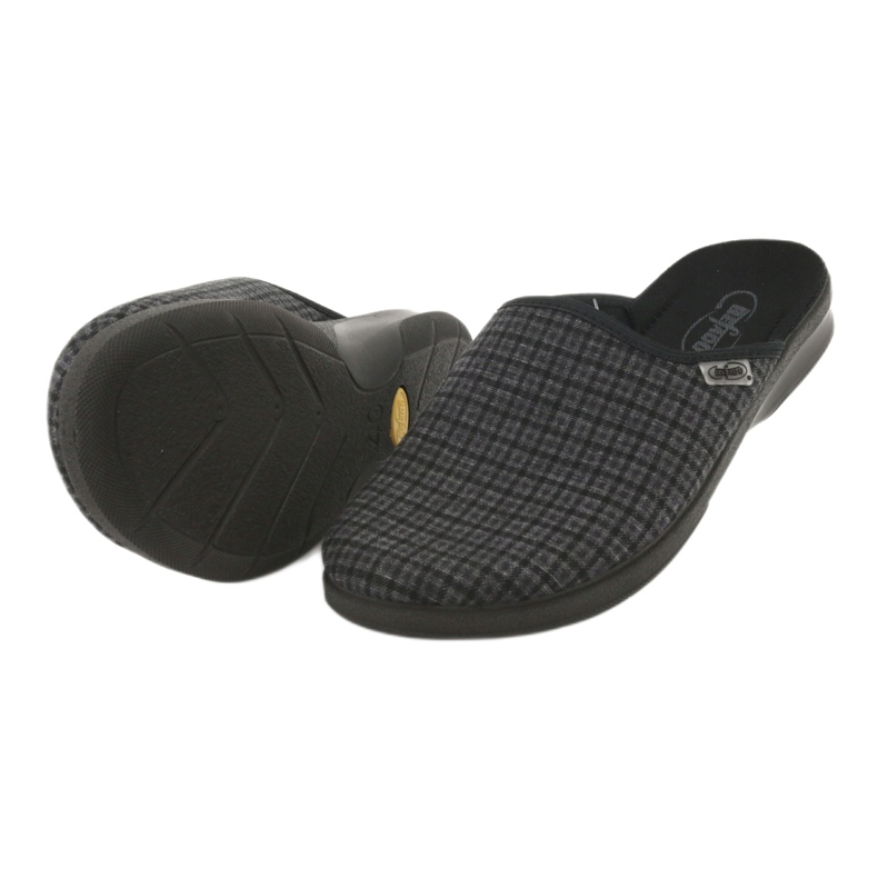 Befado muške cipele pu 548M012 crna siva 5