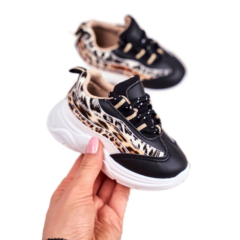 FRROCK Dante Black Dječje sportske cipele smeđa crna 2