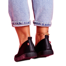 Ženske crne tenisice natikače Big Star FF274A609 crno 3