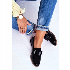 Ženske hlače Maciejka Lakirane mokasine crne 04099-01 / 00-5 crna 2