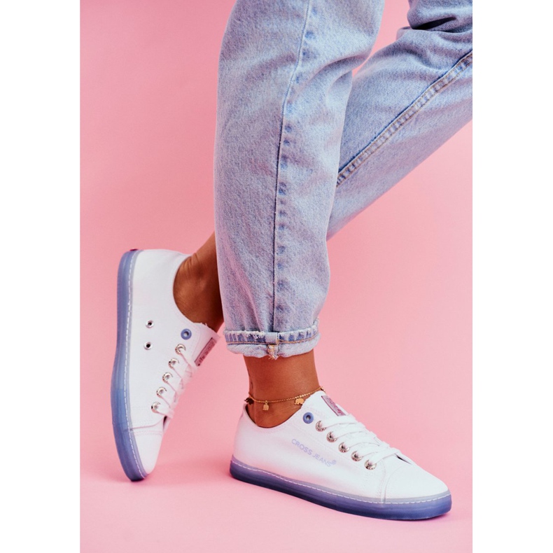 Ženske tenisice Cross Jeans Bijela Plava FF2R4077C 2