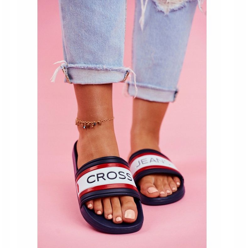 Ženske papuče Cross Jeans Navy Blue FF2R4160C tamnoplava 2