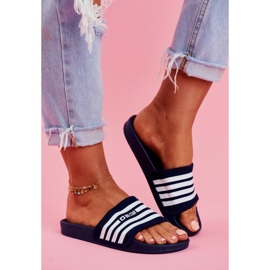 Ženske papuče Big Star Navy Blue FF274A356 plava 1