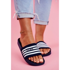 Ženske papuče Big Star Navy Blue FF274A356 plava 2