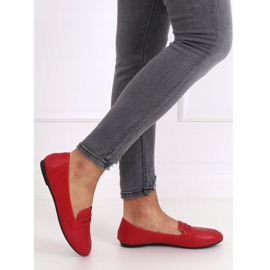 Crvene ženske mokasine 98-29 Crvene crvena 2