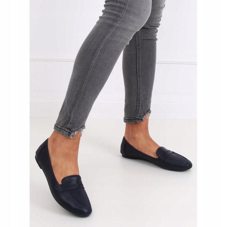 Ženske tamnoplave mokasine 98-29 Plave mornarsko plava 2