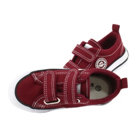 American Club Burgundy Velcro tenisice American LH39 crvena 4