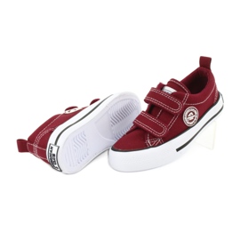 American Club Burgundy Velcro tenisice American LH39 crvena 3