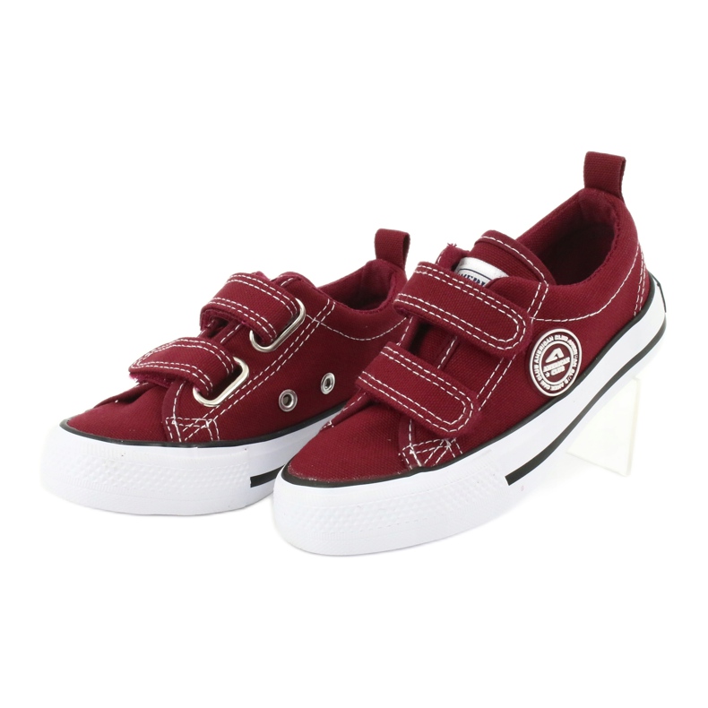 American Club Burgundy Velcro tenisice American LH39 crvena 2