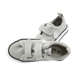 American Club Sive američke LH39 tenisice na čičak siva 4