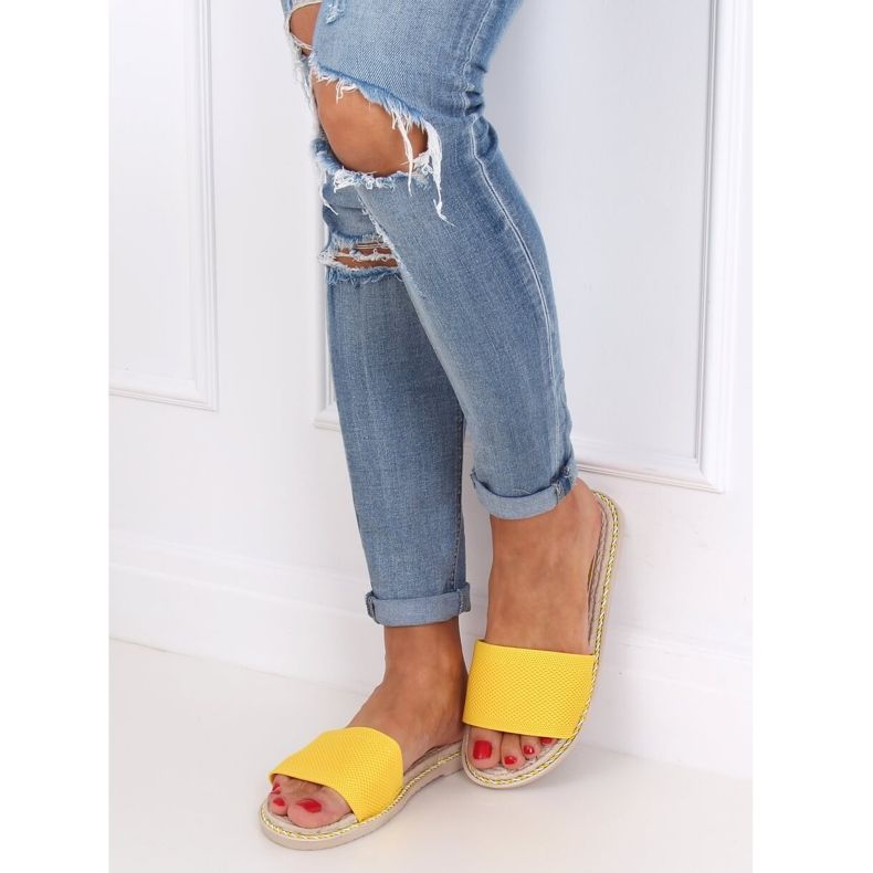 Ženske papuče od meda 35-185 Žute žuta boja 1