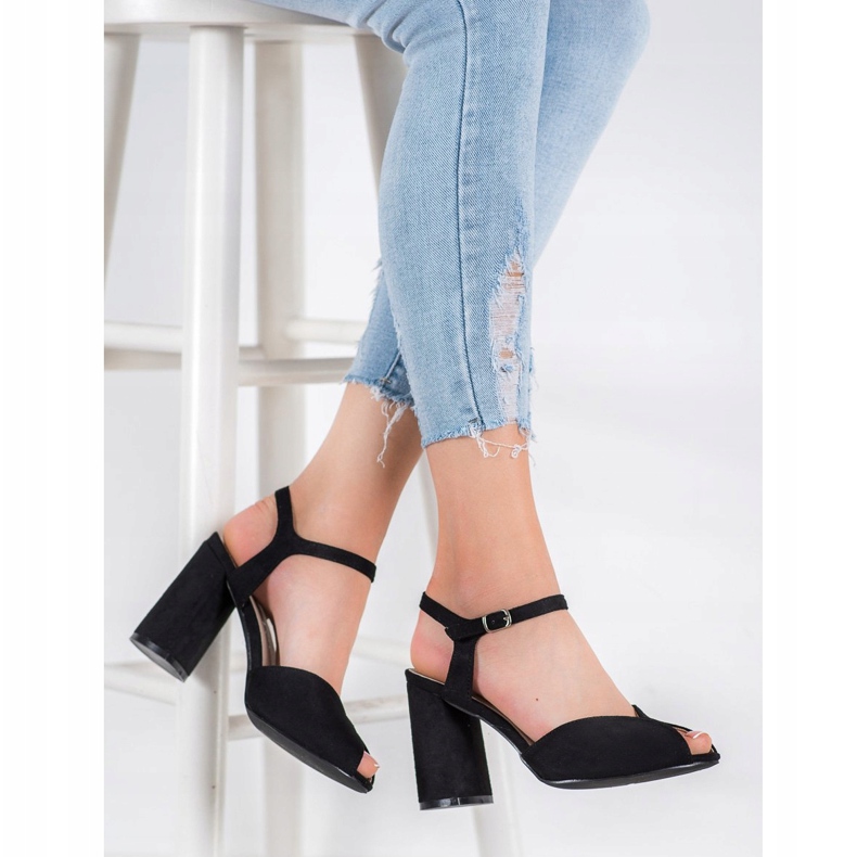 Filippo Crne sandale na šanku crna 1