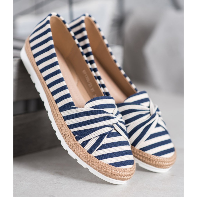 Filippo Klizanje na cipele s prugama bijela plava 1