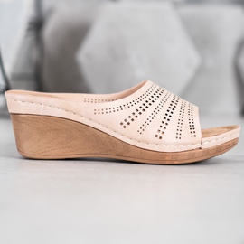 Evento Papuče s ažurnim uzorkom ružičasta 2