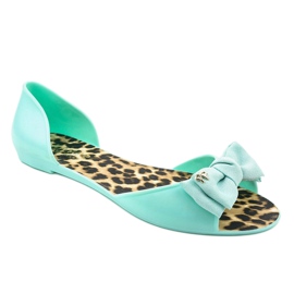 Plave sandale s leopard otiskom KM01-8 plava 1