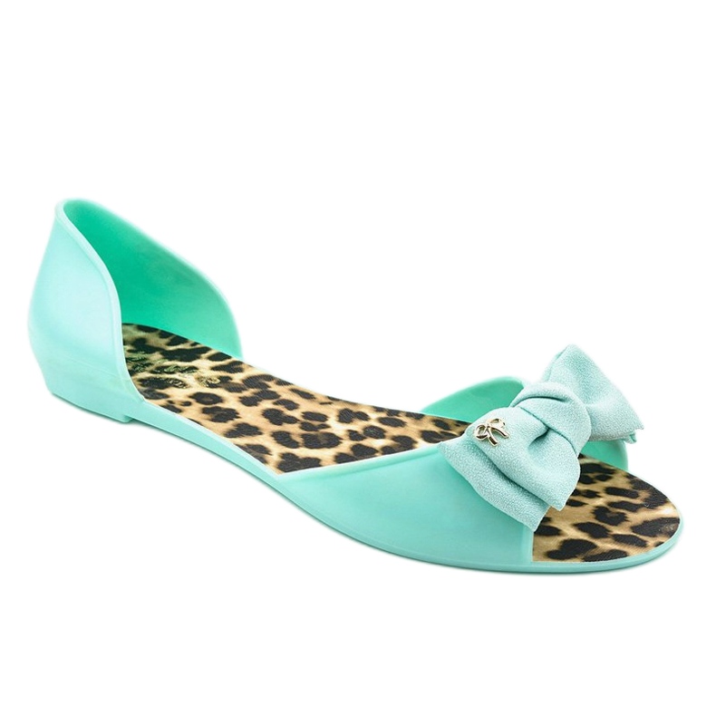 Plave sandale s leopard otiskom KM01-8 plava 1