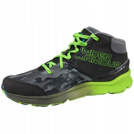 Under Armour Bgs Overdrive Mid K Jr 1266381-019 siva zelena 1