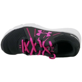 Under Armour W Dash Rn 2 W 1285488-003 cipele crno ružičasta 2