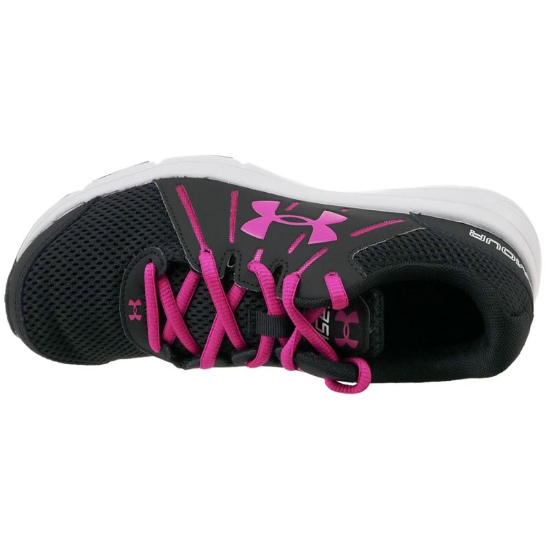 Under Armour W Dash Rn 2 W 1285488-003 cipele crna ružičasta 2