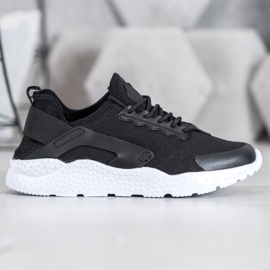 SHELOVET Crne tekstilne tenisice crna 1