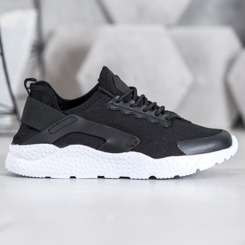 SHELOVET Crne tekstilne tenisice crno 1