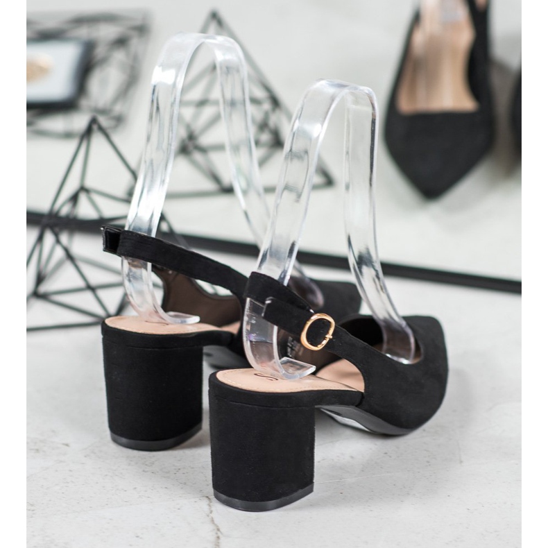 Seastar Pumpe s otkrivenom petom crna 2