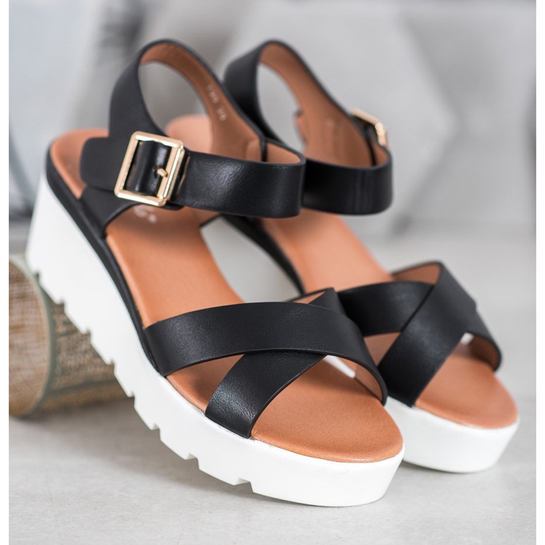 Weide Modne sandale crno 1