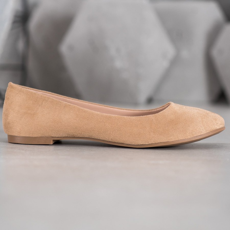 Best Shoes Balerine od antilopa smeđa 1