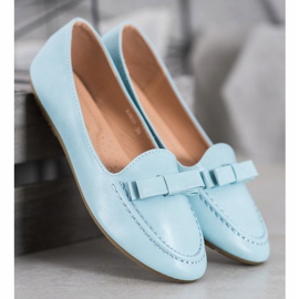 SHELOVET Plavi gospodari s eko kožom plava 1