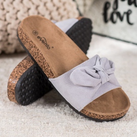 Evento Papuče od antilopa na platformi siva 1