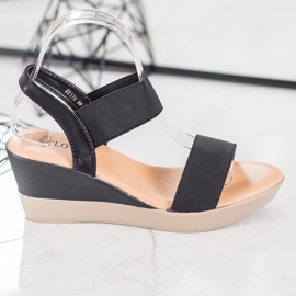 Clowse Lagane klizne sandale crna 2