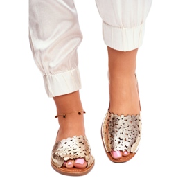 Evento Ženske zlatne sandale na klizanje Volim ljeto zlatna 1