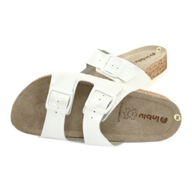 Ženske papuče bijeli biser Inblu NM019 bijela višebojan 4