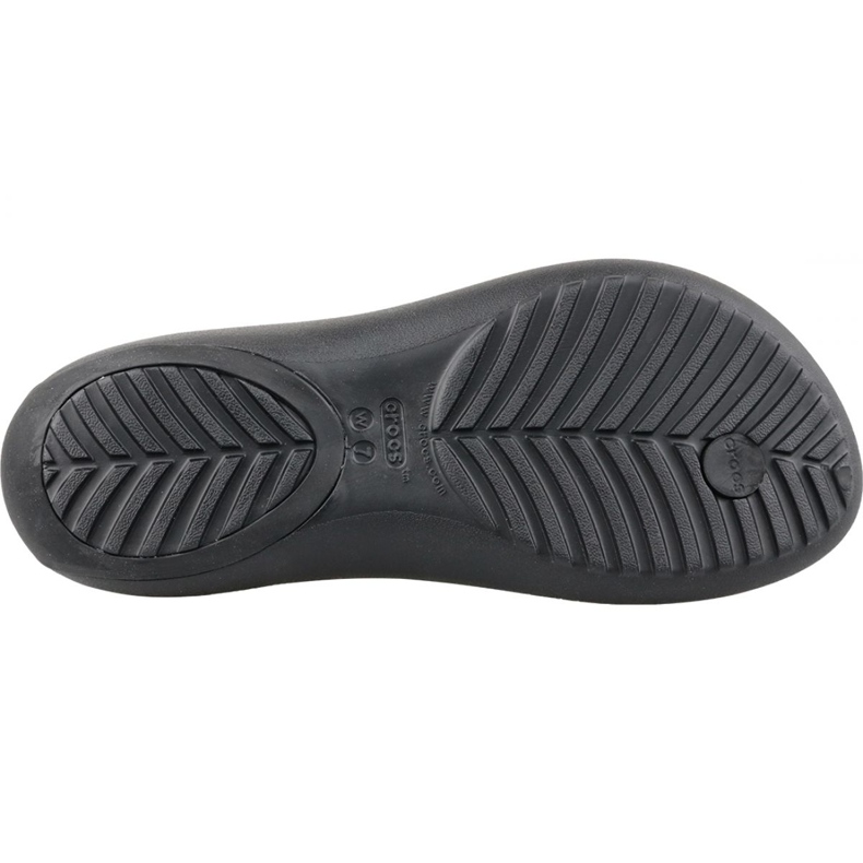 Crocs Serena ukrašavajući preklop W 205600-060 crno ružičasta 2