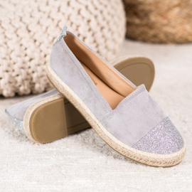 Seastar Espadrile sa sjajem siva 1